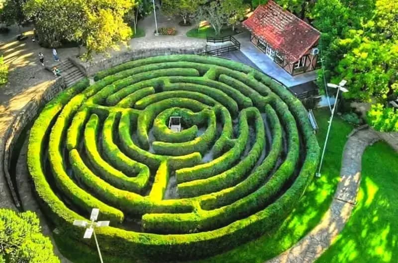 Tour Nova Petrópolis Privativo no Labirinto Verde visto do alto